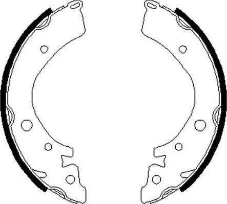 Kavo Parts BS-2904 - Kit freno, freni a tamburo www.autoricambit.com