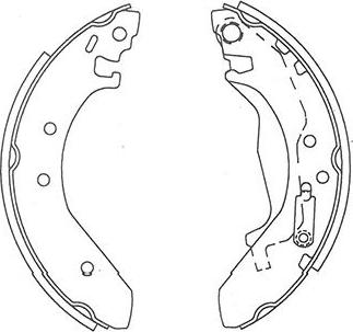 Kavo Parts BS-2905 - Kit freno, freni a tamburo www.autoricambit.com