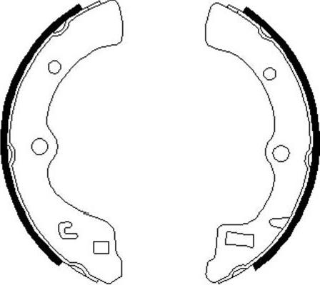 Kavo Parts BS-2902 - Kit freno, freni a tamburo www.autoricambit.com