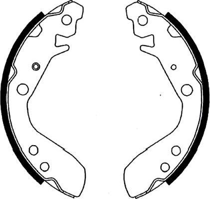 Kavo Parts BS-2911 - Kit freno, freni a tamburo www.autoricambit.com