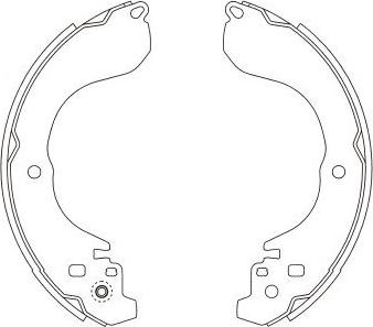 Kavo Parts BS-7439 - Kit freno, freni a tamburo www.autoricambit.com