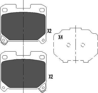 Kavo Parts KBP-9063 - Kit pastiglie freno, Freno a disco www.autoricambit.com