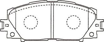 Kavo Parts KBP-9140 - Kit pastiglie freno, Freno a disco www.autoricambit.com