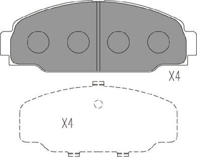 Kavo Parts KBP-9131 - Kit pastiglie freno, Freno a disco www.autoricambit.com