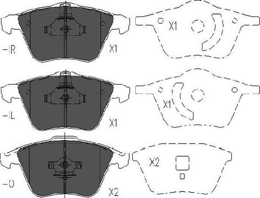 Kavo Parts KBP-4569 - Kit pastiglie freno, Freno a disco www.autoricambit.com