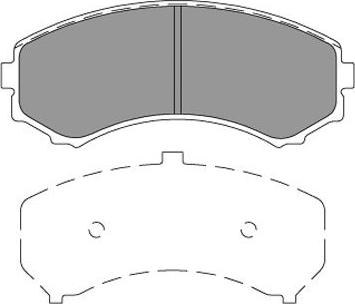 Kavo Parts KBP-4567 - Kit pastiglie freno, Freno a disco www.autoricambit.com