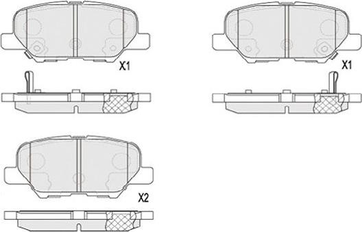 Kavo Parts KBP-5551 - Kit pastiglie freno, Freno a disco www.autoricambit.com