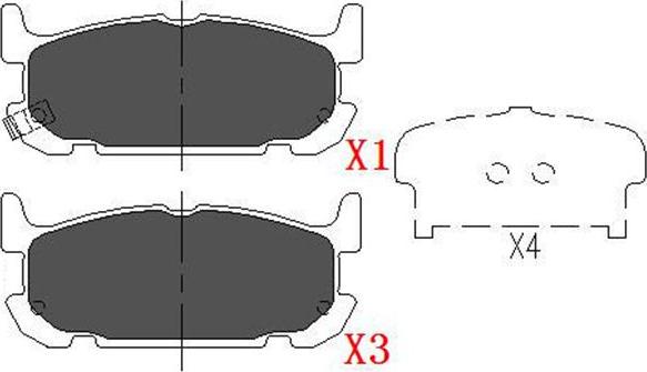 Kavo Parts KBP-6571 - Kit pastiglie freno, Freno a disco www.autoricambit.com