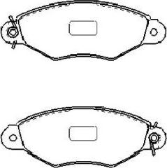 Kavo Parts KBP-6608 - Kit pastiglie freno, Freno a disco www.autoricambit.com