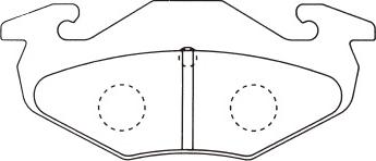 Kavo Parts KBP-8531 - Kit pastiglie freno, Freno a disco www.autoricambit.com