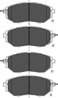 Kavo Parts KBP-8020 - Kit pastiglie freno, Freno a disco www.autoricambit.com