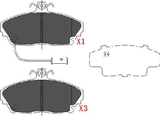 Kavo Parts KBP-2019 - Kit pastiglie freno, Freno a disco www.autoricambit.com