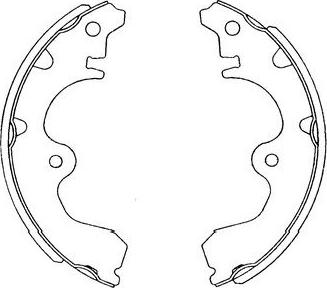 Kavo Parts KBS-9902 - Kit freno, freni a tamburo www.autoricambit.com