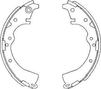 Kavo Parts KBS-9919 - Kit freno, freni a tamburo www.autoricambit.com