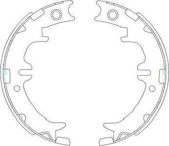 Kavo Parts KBS-9910 - Kit freno, freni a tamburo www.autoricambit.com