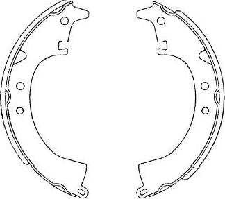 Kavo Parts KBS-9921 - Kit freno, freni a tamburo www.autoricambit.com