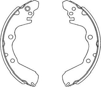 Kavo Parts KBS-6405 - Kit freno, freni a tamburo www.autoricambit.com