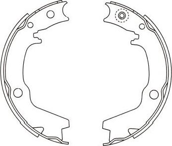 Kavo Parts KBS-6401 - Kit freno, freni a tamburo www.autoricambit.com