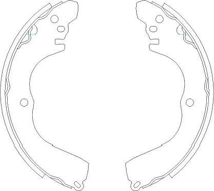 Kavo Parts KBS-6412 - Kit freno, freni a tamburo www.autoricambit.com