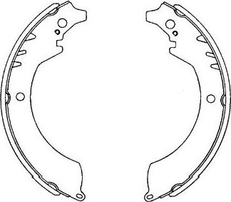 Kavo Parts KBS-1904 - Kit freno, freni a tamburo www.autoricambit.com