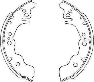 Kavo Parts KBS-1903 - Kit freno, freni a tamburo www.autoricambit.com