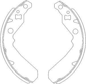 Kavo Parts KBS-1902 - Kit freno, freni a tamburo www.autoricambit.com