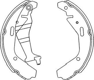 Kavo Parts KBS-8904 - Kit freno, freni a tamburo www.autoricambit.com