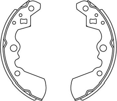 Kavo Parts KBS-8906 - Kit freno, freni a tamburo www.autoricambit.com