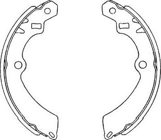 Kavo Parts KBS-8916 - Kit freno, freni a tamburo www.autoricambit.com