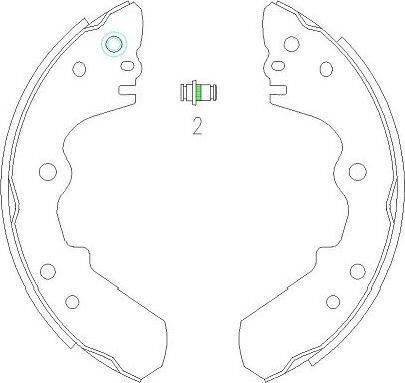 Kavo Parts KBS-3904 - Kit freno, freni a tamburo www.autoricambit.com