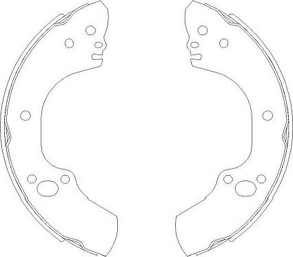 Kavo Parts KBS-3905 - Kit freno, freni a tamburo www.autoricambit.com