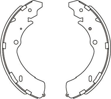 Kavo Parts KBS-3906 - Kit freno, freni a tamburo www.autoricambit.com