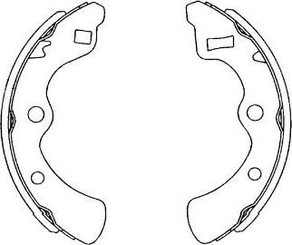 Kavo Parts KBS-2904 - Kit freno, freni a tamburo www.autoricambit.com