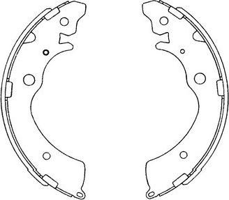 Kavo Parts KBS-2901 - Kit freno, freni a tamburo www.autoricambit.com