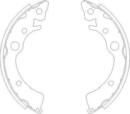 Kavo Parts KBS-2902 - Kit freno, freni a tamburo www.autoricambit.com