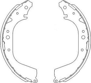 Kavo Parts KBS-7409 - Kit freno, freni a tamburo www.autoricambit.com