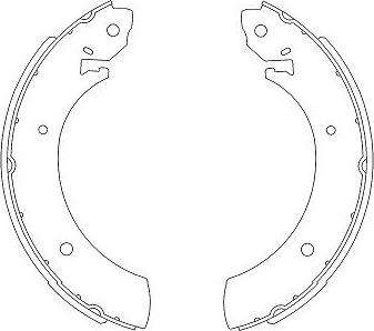 Kavo Parts KBS-7405 - Kit freno, freni a tamburo www.autoricambit.com