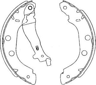 Kavo Parts KBS-7419 - Kit freno, freni a tamburo www.autoricambit.com