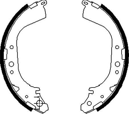 Kavo Parts KBS-7432 - Kit freno, freni a tamburo www.autoricambit.com