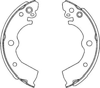 Kavo Parts KBS-7424 - Kit freno, freni a tamburo www.autoricambit.com