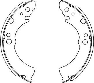 Kavo Parts KBS-7422 - Kit freno, freni a tamburo www.autoricambit.com