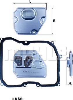 KNECHT HX 169KIT - Filtro idraulico, Cambio automatico www.autoricambit.com