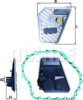 KNECHT HX 168D - Filtro idraulico, Cambio automatico www.autoricambit.com