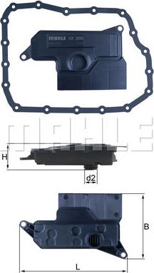 KNECHT HX 266D - Filtro idraulico, Cambio automatico www.autoricambit.com