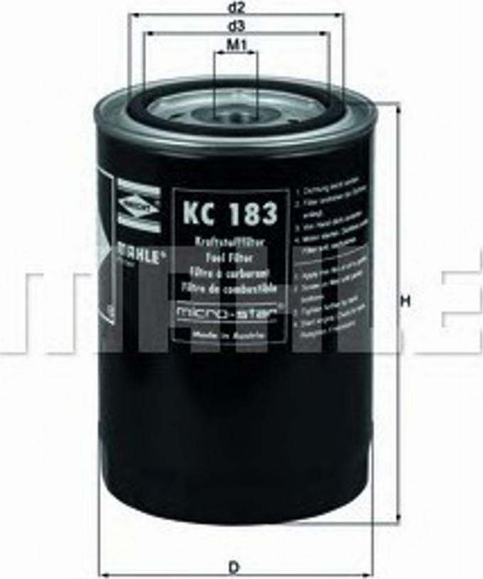 KNECHT KC 183 - Filtro carburante www.autoricambit.com