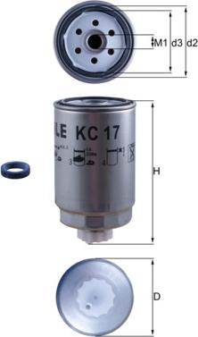 KNECHT KC 17D - Filtro carburante www.autoricambit.com