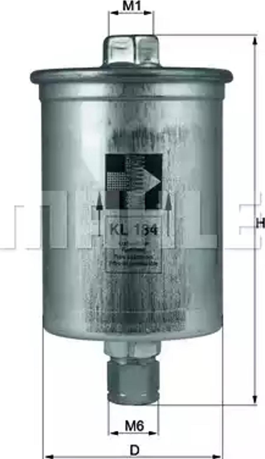 KNECHT KL 184 - Filtro carburante www.autoricambit.com