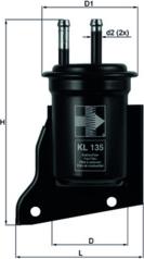 KNECHT KL 135 - Filtro carburante www.autoricambit.com