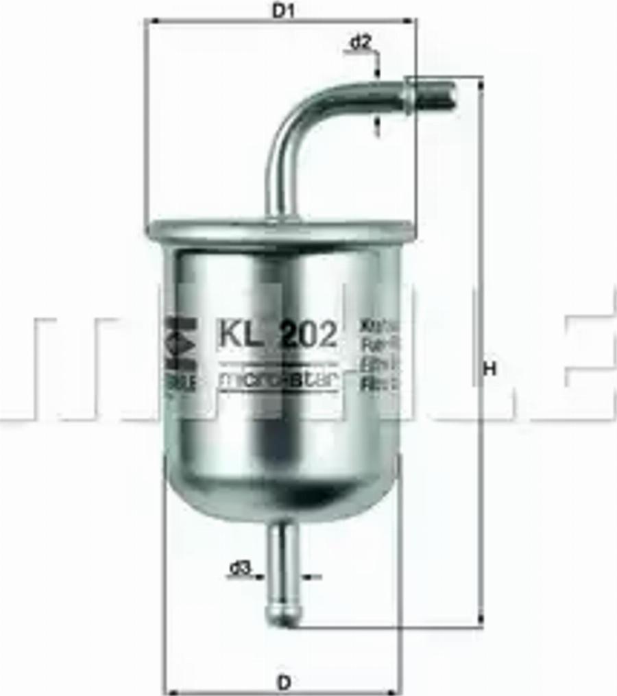 KNECHT KL 202 - Filtro carburante www.autoricambit.com