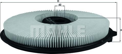 KNECHT LX 544 - Filtro aria www.autoricambit.com